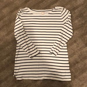 J crew 3/4 sleeve shirt